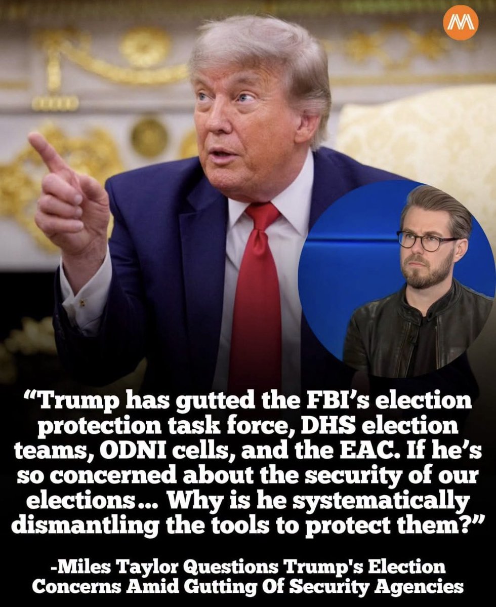 AnnieForTruth's tweet photo. Trump doesn’t give a shit about free and fair elections. It’s all about doing whatever he can to win. He has dismantled all these agencies so he can lie, cheat and rig the elections with no checks and balances in place to oversee. 🤬 https://t.co/Ti4eOfqxYD