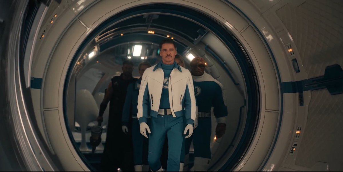 wandasattorney's tweet photo. I love the parallel of Thor arriving with the Fantastic Four like he arrived with the Guardians of the Galaxy in Infinity War https://t.co/kJvvJnXIfj