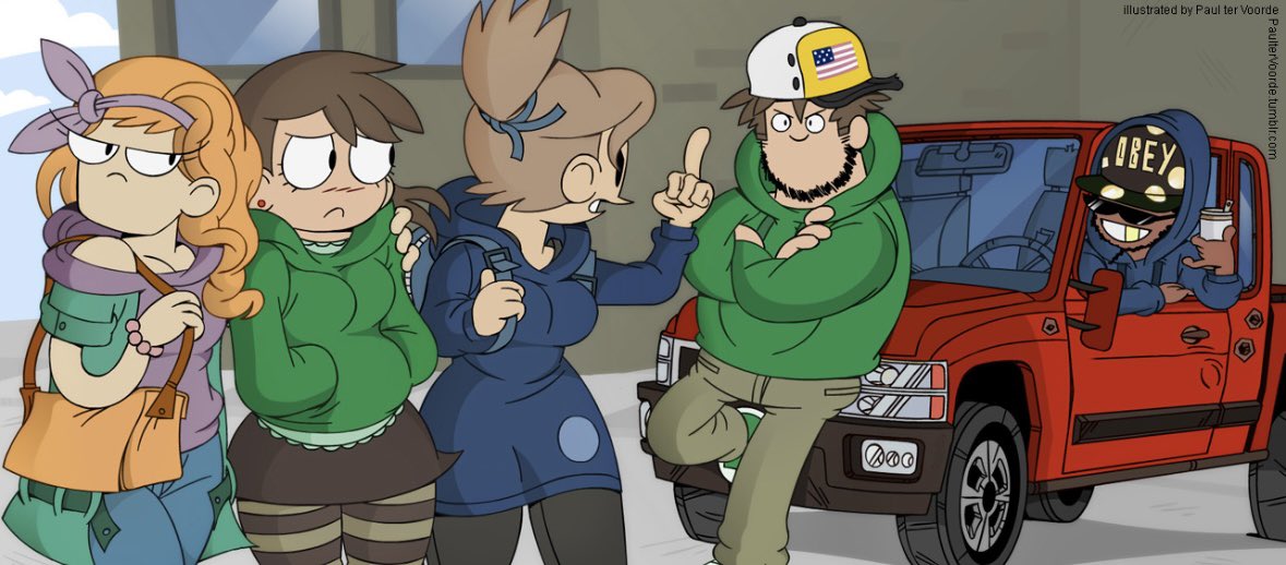 rejectclone's tweet photo. I’ve been seeing this piece Paul did of the Ellsworld girls &amp; EW USA guys being passed around lately in poor quality, so here it is in better quality, ripped straight from his deleted tumblr post! 😄
 
While I don’t have a EXACT post date, it was initially posted sometime in 2014 https://t.co/sbfIFqBgIo