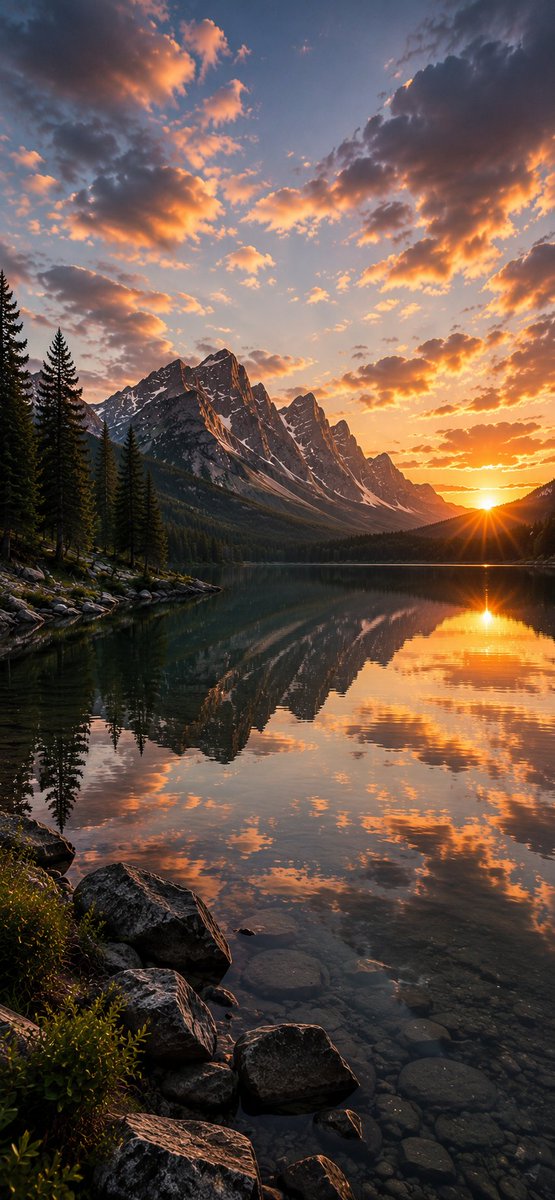 HilFredrick's tweet photo. Sometimes all your workspace needs is a better view. 🌄
Created a realistic alpine sunset  wallpaper optimized for Desktop, Tablet, and Mobile.

Every version is carefully composed so the framing works perfectly on each screen size instead of simply cropping the same image.

Which one would you use?
#Wallpapers #iPhoneWallpaper #MacBook #DigitalArt #Nature