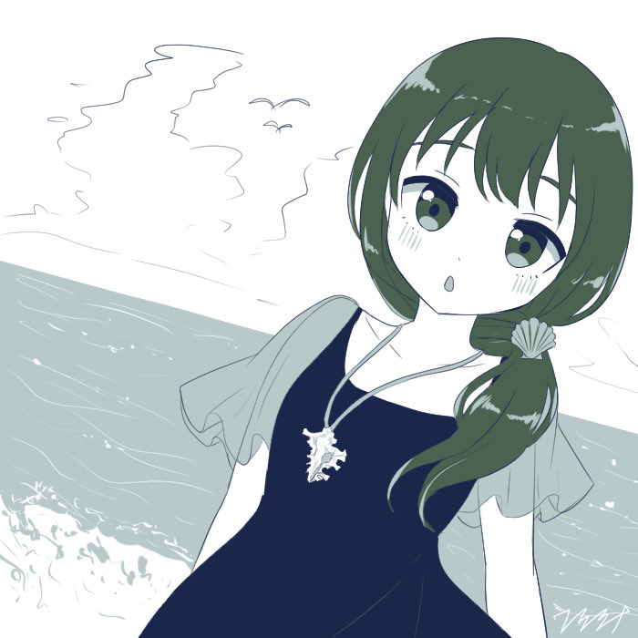 shell_kirakira's tweet photo. 前に描いたイラストを載せよ・・海の日 https://t.co/dH6QqGP4Mv