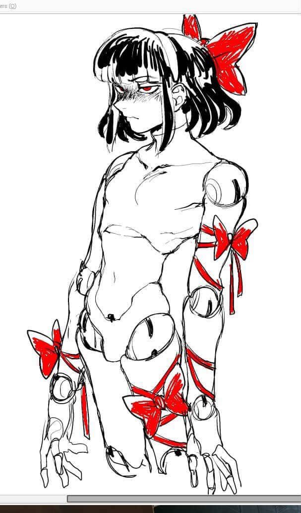 Scythethelovely's tweet photo. [The doll had found its way into a royal court, after absentmindedly wandering around for a few months. It was somehow mistaken for a new entertainer for the royal court, and was immediately dressed as such.]

[How will the king and/or queen react?]

#opendms #openrp #openreplies https://t.co/xVzIel6DOH