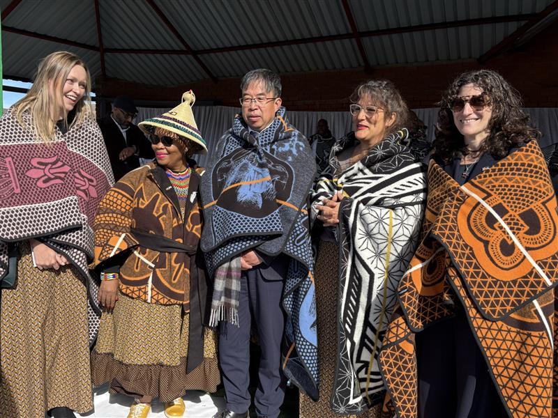 USEmbassyMaseru's tweet photo. The U.S. Embassy was honored to join the festivities marking His Majesty's King Letsie III’s 63rd birthday celebration in Mokhotlong last week. A special thank you to our Deputy Chief of Mission, Monica Scheider, for representing the U.S. Embassy at this wonderful occasion. https://t.co/MbobxUO537