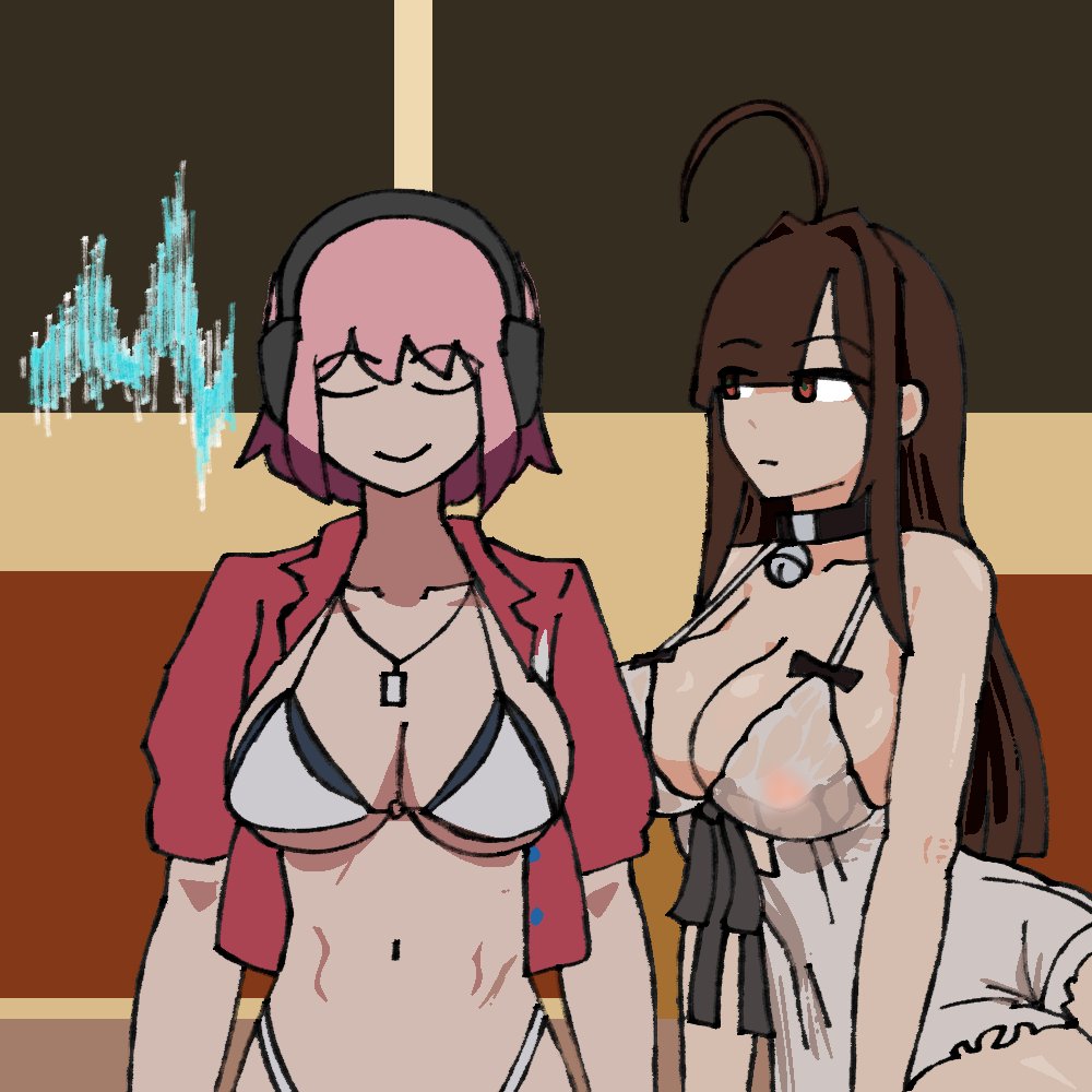 PingSama_'s tweet photo. She was struck by record box https://t.co/guaFDvcXNa
