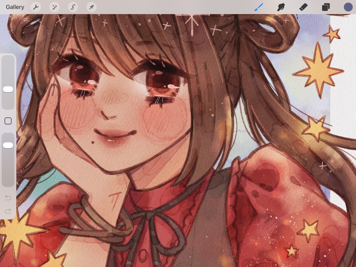 peppertarii's tweet photo. finished 1.5 cms today goodnight 😪⭐️ https://t.co/4Cxe0MSaop