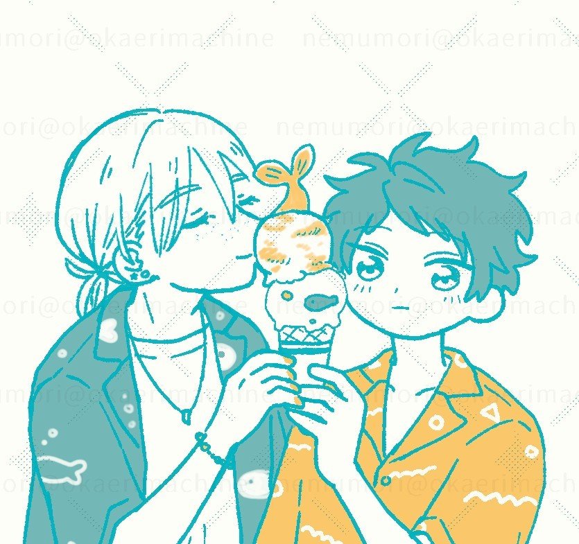 okaerimachine's tweet photo. こたあま🍦🐟️ https://t.co/wJbeXmaLxU