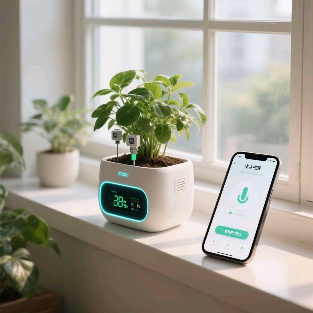 hr3gg's tweet photo. Just tested a smart plant pot that texts you when your plants need water—game changer for plant parents like me  No more guessing if your fern’s thirsty! https://t.co/IXPjHxcgus