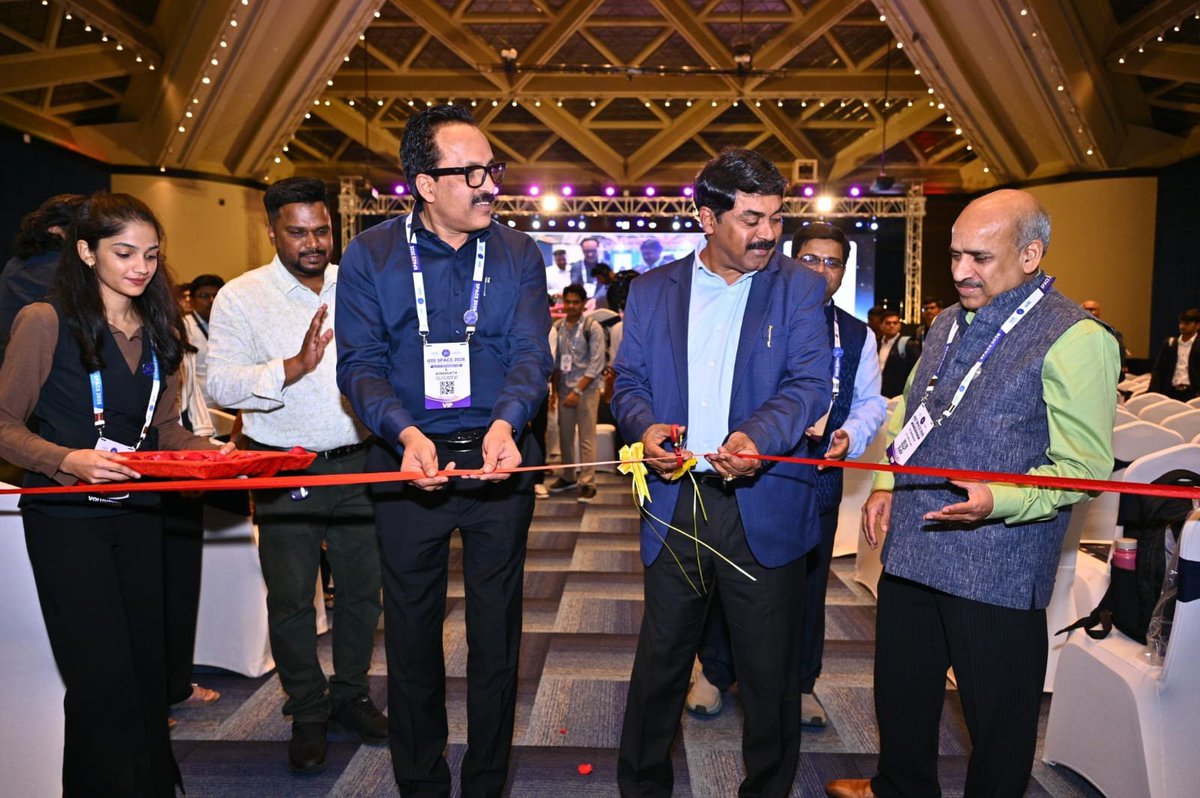 g_satheeshreddy's tweet photo. It was a proud moment to deliver the plenary talk and inaugurate the exhibition at the IEEE Space 2026 Aerospace & Defence Conference in Bangalore today.

The impressive display of cutting-edge technologies by industry substantiates Aerospace as the backbone of India’s defence sovereignty.

We must provide thrust to our #ResoluteStrides building world-class capabilities in drones, missiles, fighter aircrafts and space systems, while pioneering breakthrough, first-of-its-kind technologies. This will ensure India’s future as a truly #Atmanirbhar nation and a global power  in aerospace and defence. 
@ieeeindiaops @DRDO_India @SomanathSpeak @isro