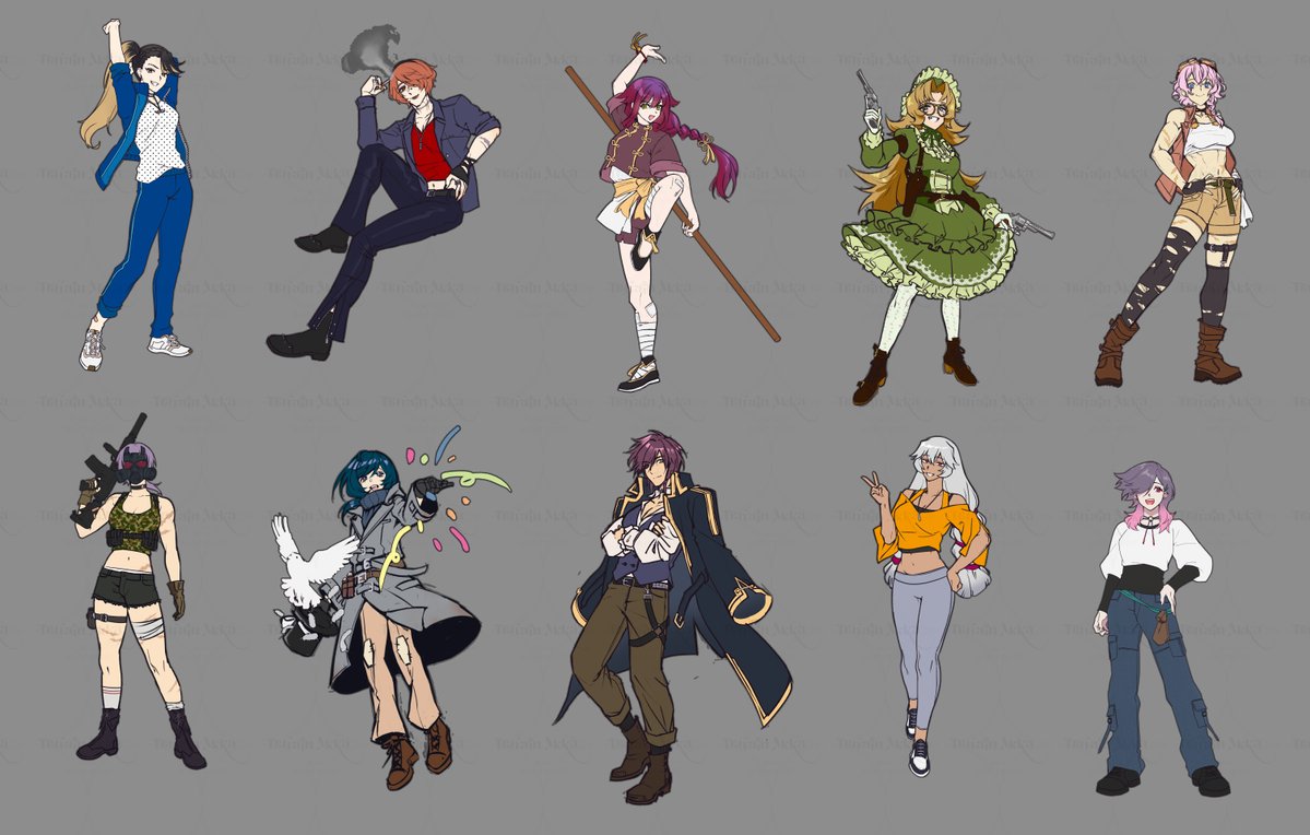 TerrainARTka's tweet photo. OCs doodle redrawn https://t.co/EbudbaLQAZ