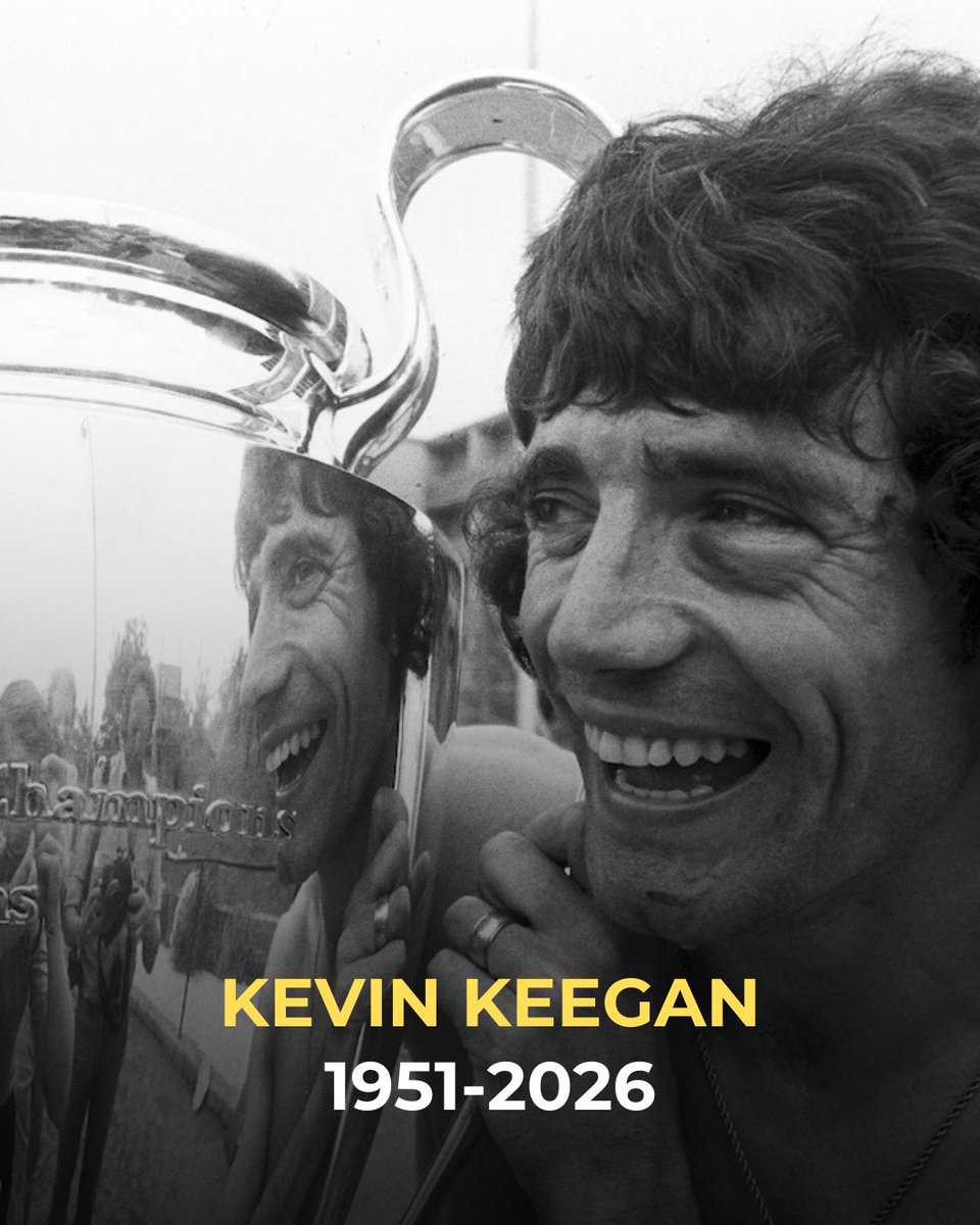 thisisanfield's tweet photo. Our thoughts are with Kevin Keegan's family and loved ones following his passing at the age of 75 after a battle with cancer. 

RIP. https://t.co/auyEa3cnAw