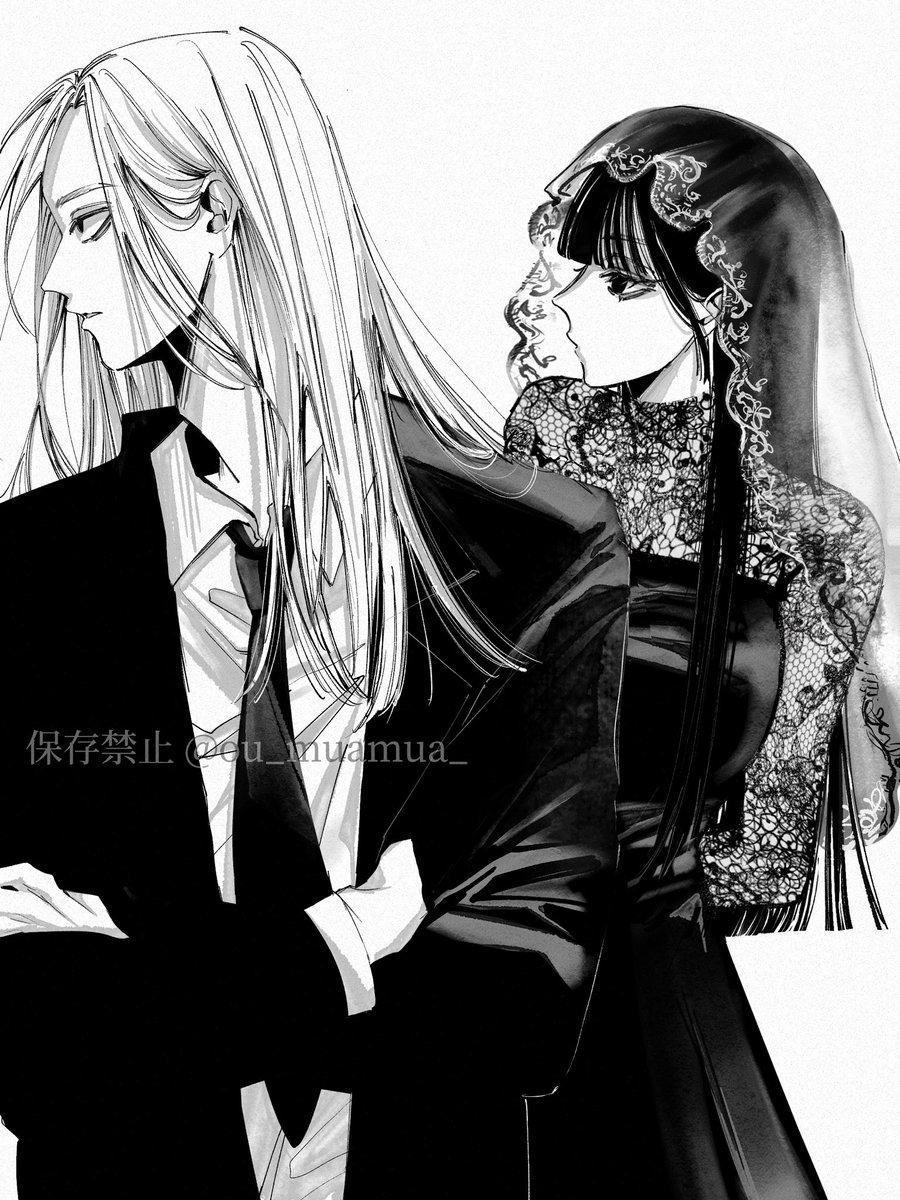 Ou_muamua_'s tweet photo. おともだちに描きました https://t.co/o5u8WM94ve
