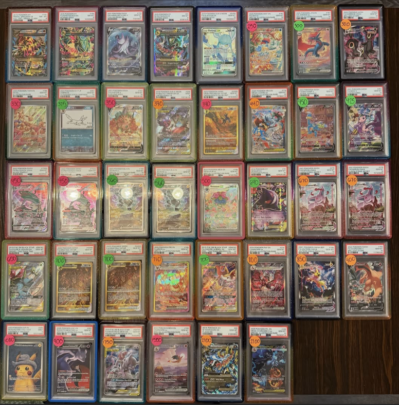 ThePokeMD's tweet photo. The power of compounding at Pokémon card shows.

Start with a $500 card.
Taking trades at 80%. Rinse and Repeat.

Start → $500
1 trade → $625
2 trades → $781
5 trades → $1,526
10 trades → $4,657
20 trades → $43,368
35 trades → $1,242,369

This is exactly how many vendors build massive inventories and make so much money over time.