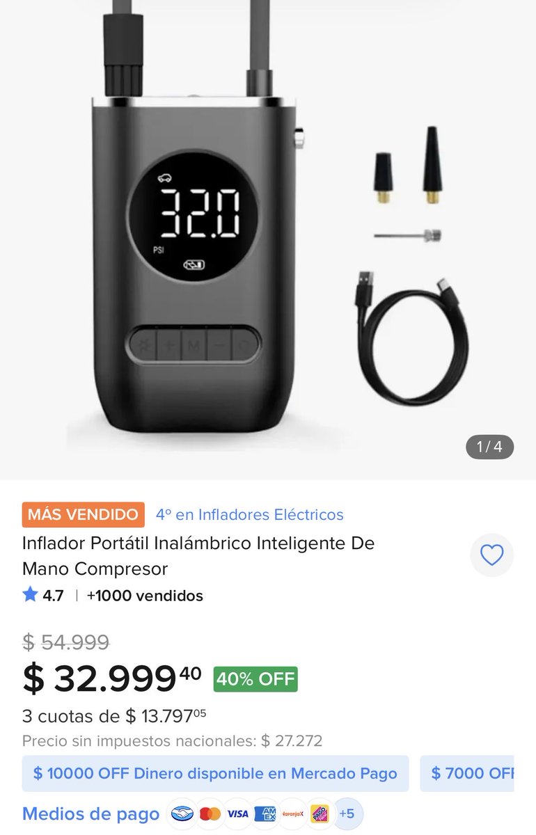 OfertasQueValen's tweet photo. @jferrazzini Hola Juanchi
Acabo de hacer click en la foto del posteo y sigue con el descuento (saque captura de pantalla)

Proba entrar haciendo click en la foto de mi posteo o en este link:

https://t.co/Rv0ffkXcmI https://t.co/R7VQz7s2U5