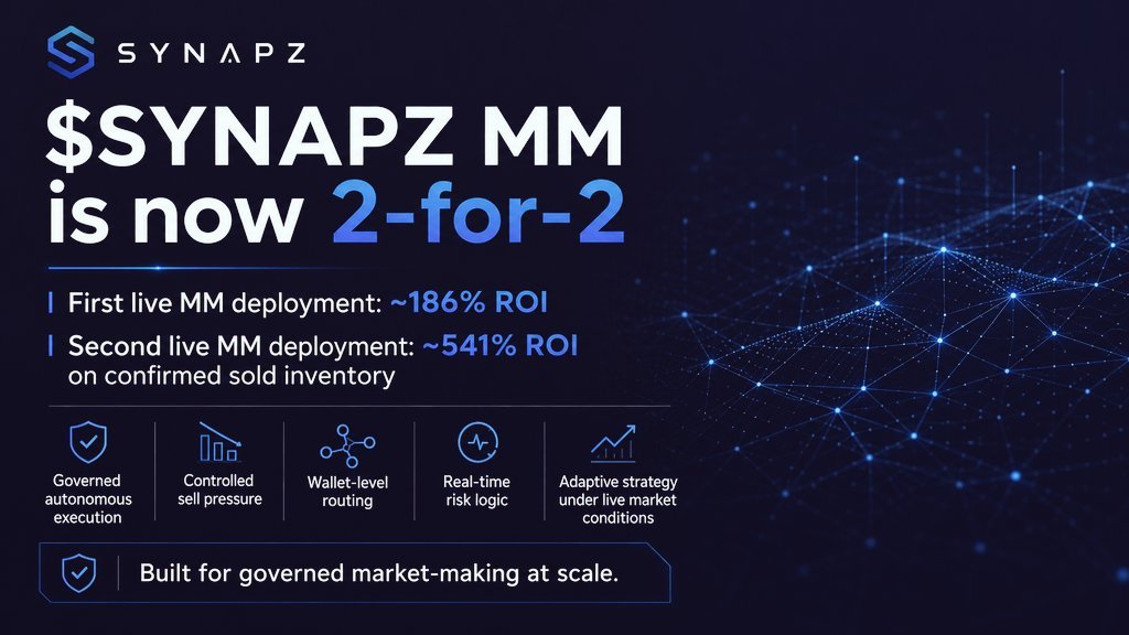 GonzTroopa's tweet photo. $SYNAPZ is the one you're looking for a legitimate AI-powered ecosystem on solana with real utility and ironclad fundamentals. 

UK-registered as SYNAPZ AI Ltd (NVIDIA Inception member), audited, with locked LP and a transparent team that's shipping non stop. every holder becomes part of the swarm intelligence network.

Recent highlights:
- Live multi agent AI execution stack with market making engines delivering 186%–541% ROI on deployed capital in real trades
- Genesis Engine™ generating original AI music, content & visuals (new tracks dropping consistently)
- Autonomous project launches like $FETCHR now on CoinGecko
- RWA revenue streams, privacy focused robotics integration and on chain burn mechanics actively reducing supply

This isn't hype it's execution. production grade AI infrastructure already running, with V3 upgrades incoming for even tighter automation and scale.

With 10K ready, $SYNAPZ offers the conviction play that combines meme energy with enterprise grade tech. the narrative is catching fire and the infrastructure is already delivering.
lock in before the swarm scales.
 HfJvxwLQeHeiDz8e91RWSwMm3R1pLh1vyjLoSr5gpump

X:@synapz_group
 #SYNAPZ #AISummer