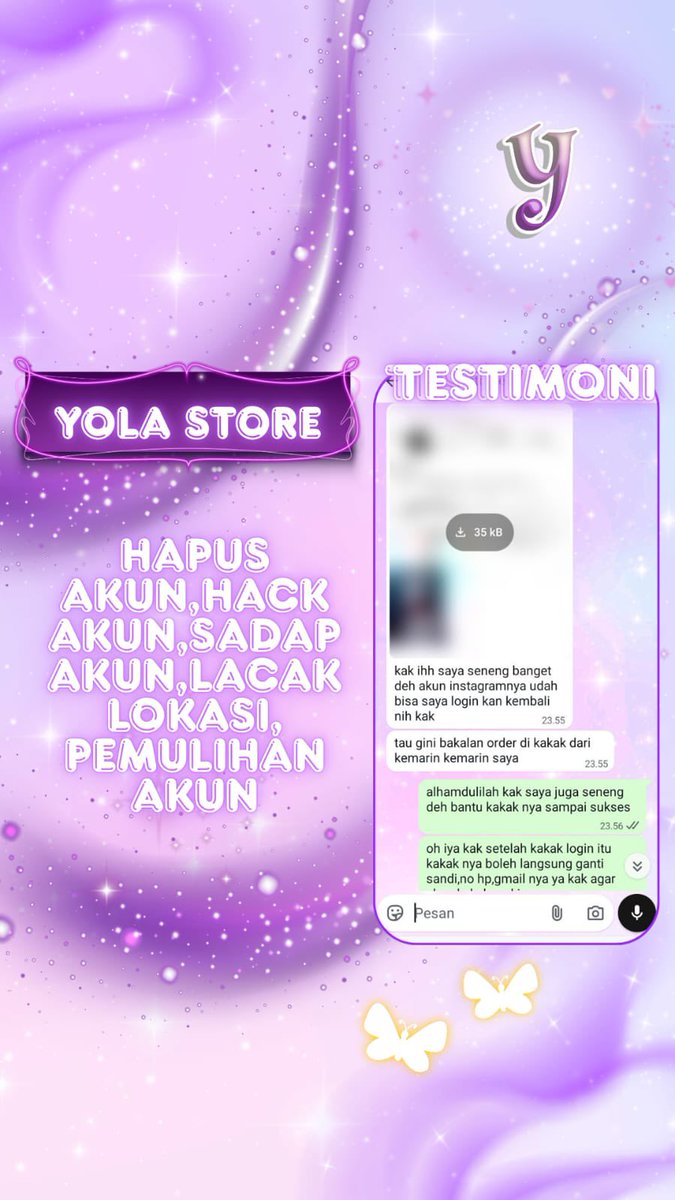 clivbait's tweet photo. JASA PEMULIHAN AKUN &amp; DELETE AKUN

☽JASA BALIKIN AKUN/KE H4CK☾˚｡⋆
✿JASA SADAP WA ✿
❁JASA HAPUS AKUN ❁
✦JASA LACAK LOKASI/PULIHKAN AKUN,EMAIL,INSTAGRAM,FACEBOOK,
TWITER,TIK TOK DLL✦𖤍𖤍

↬⋆˚ KONSULTASI VIA DM/WA DI BIO🫶🏻
#zonauang https://t.co/Ziu5jzHGot