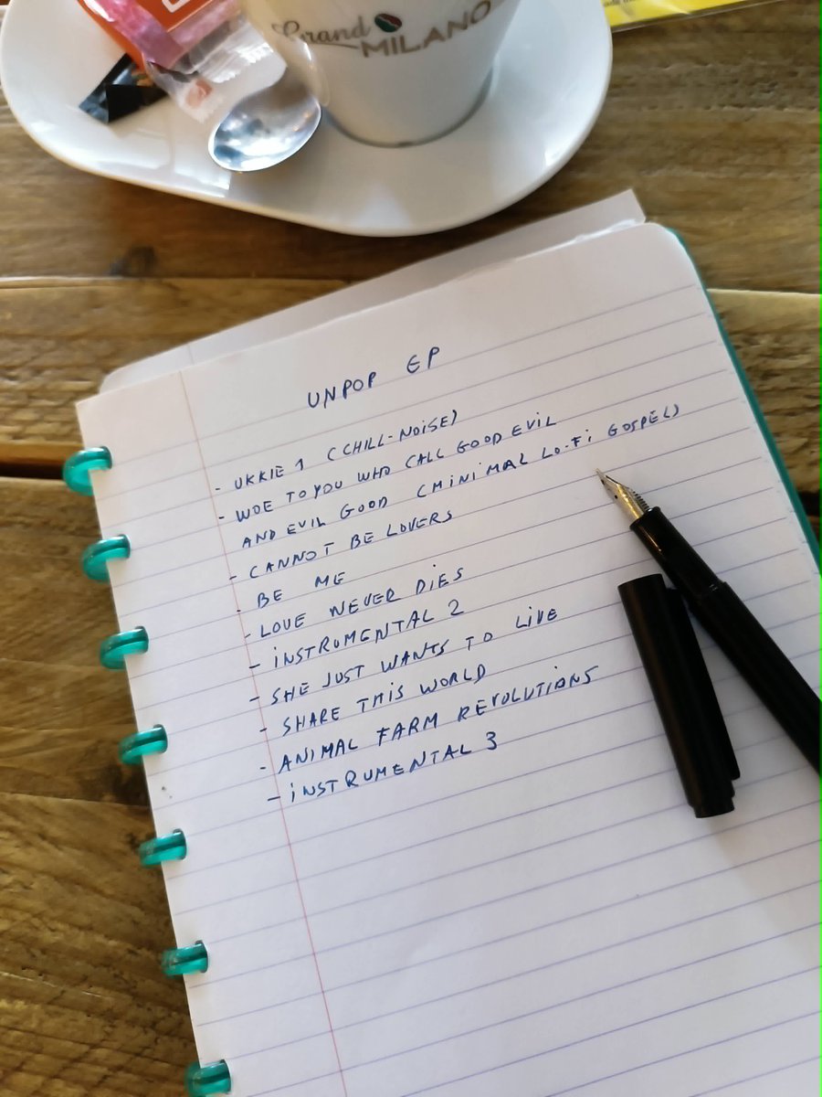 BramCoolsMusic's tweet photo. I might be working on an EP called 'Unpop Music' for later this summer, but I can't promise much, both the name and the music are still under construction. And it's getting too long for an EP probably, and too short for an actual LP.
These might be the songs on it... https://t.co/YEVHo5okmU