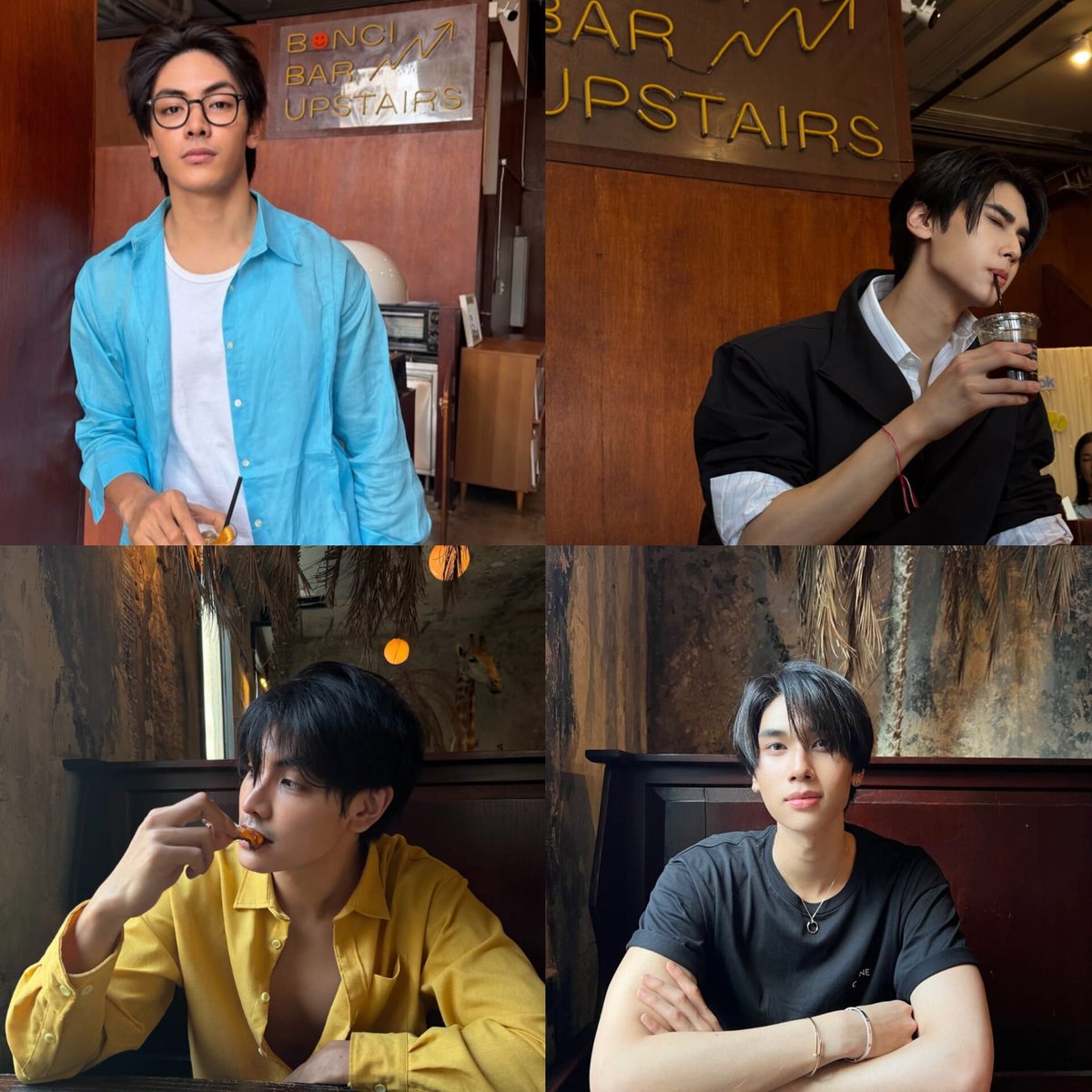 sarittajd0110's tweet photo. the first time ,he goes to the same cafe they both went to for an event, and now he goes to a restaurant dunkie was at... everything is dunk dunk dunk dunk he can't stop thinking about him, can he? https://t.co/L5kHUAqQIL