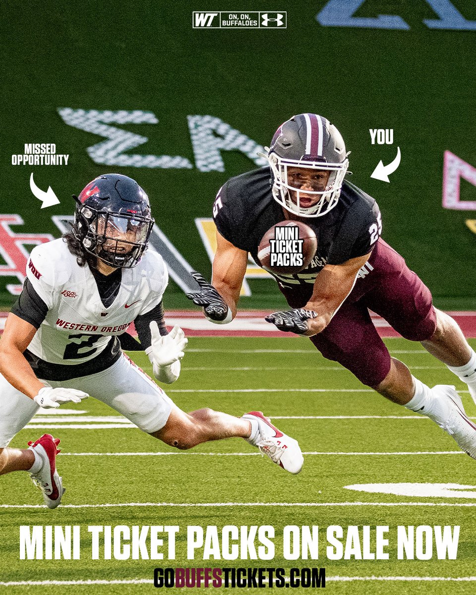 WTAMUFootball's tweet photo. keep your eyes on the prize & pick your pack ππ
PURCHASE @ https://t.co/ZQKDU4lZsf
#BuffNation | #WESTisBEST https://t.co/fm6cHwajEZ