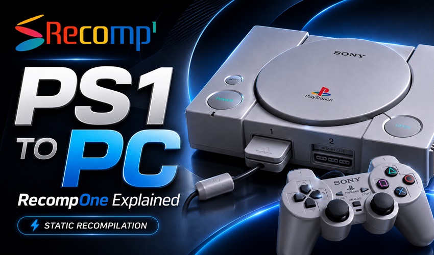 RecompOne could change how PlayStation 1 games reach PC. Static