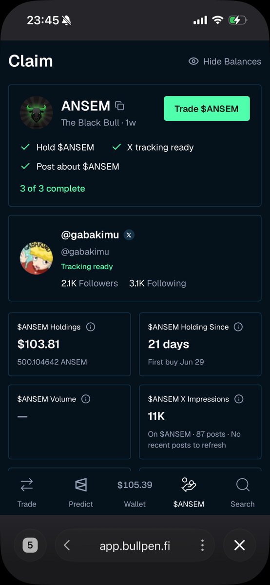 gabakimu's tweet photo. Hold Day 21 💚

I told myself I would always hold at least 1,000 $ANSEM.

But after losing to gambling, my holdings dropped to 500.

I’m done selling. I won’t touch my $ANSEM anymore. Forgive me. 💚🙏

Still holding. Diamond hands from here. 💎🙌 https://t.co/ad7OFusTJT