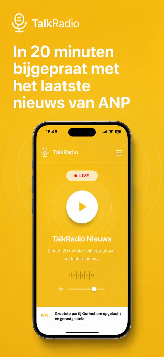 TalkRadioNL's tweet photo. 24/7 online nieuwszender TalkRadiopraat luisteraars binnen twintig minuten bij

 https://t.co/jygd2wKY3U https://t.co/hvXMkZAc8v