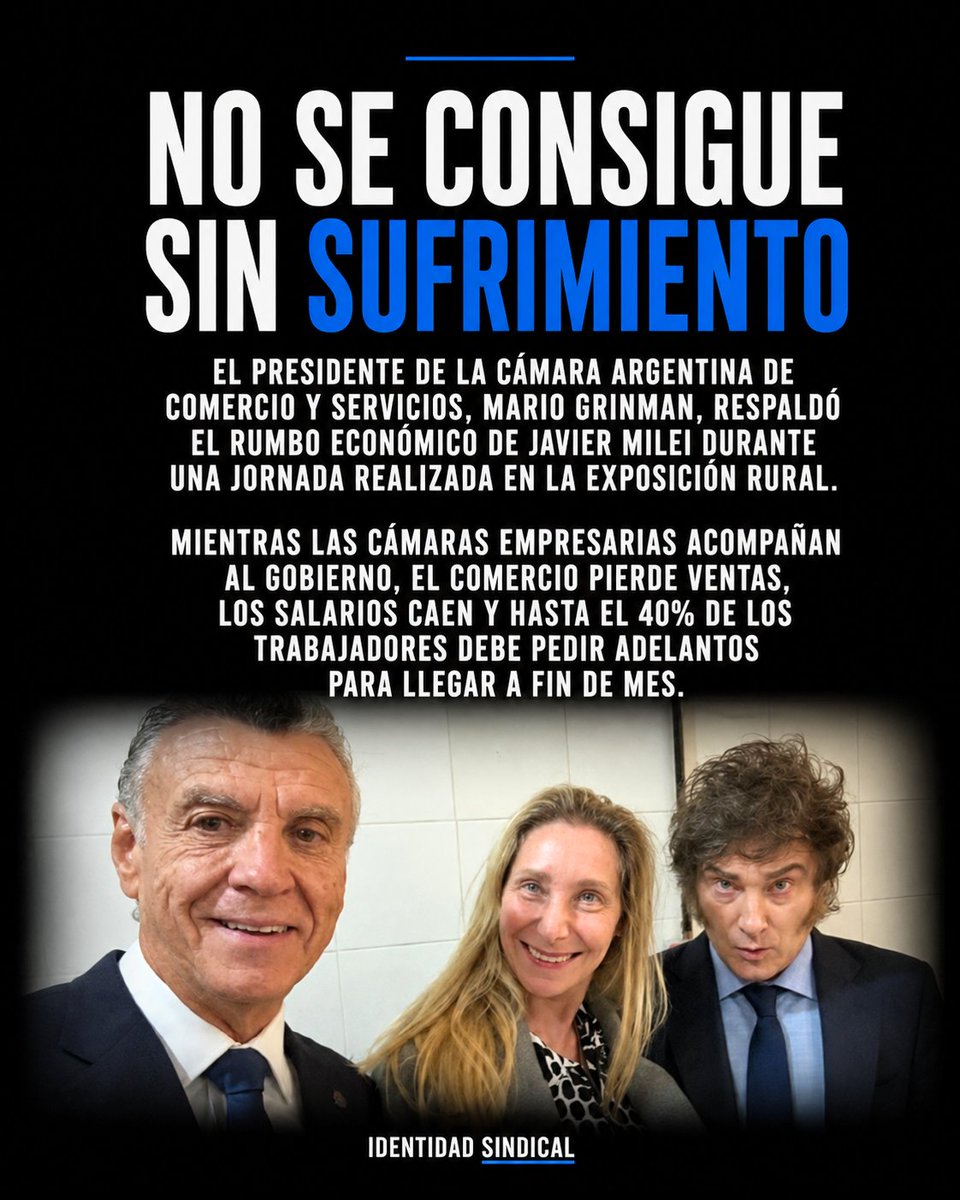 identisindical's tweet photo. El 40% de los empleados de comercio pide adelantos de sueldo por la crisis de ingresos

https://t.co/NRT2hZANtP https://t.co/tI9aQWgwEX