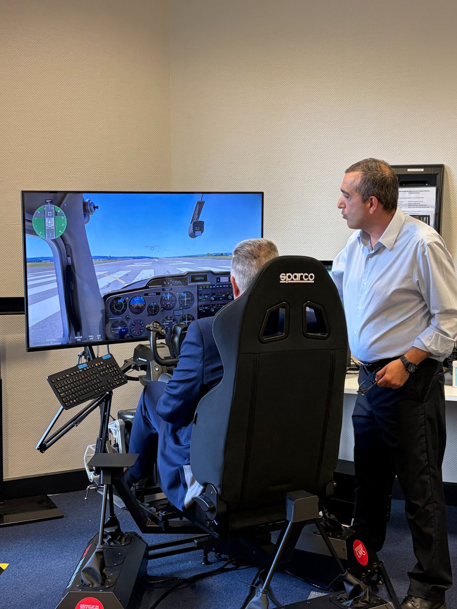 UniWestScotland's tweet photo. Great to have @GeorgeAdam MSP visit our Paisley campus this morning to see some of our latest updates and innovations at UWS. He met with colleagues from our spinout companies, @novosounduk and WellFish Tech, tested our aerospace simulator, and visited our mock courtroom. https://t.co/X2uxNdf5Ho