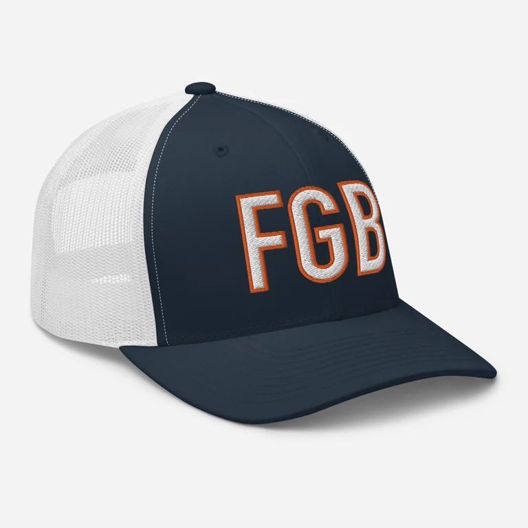 talleybrand's tweet photo. Some Bears fans will wear it a couple times a season. Others won’t take it off. Now in trucker style and in navy/white or all navy. 

Show who you love and who you hate. At the same time. 
Rivalries die hard. This one is as alive as they get. 

#FGB  Always. https://t.co/OOGvuarqYz