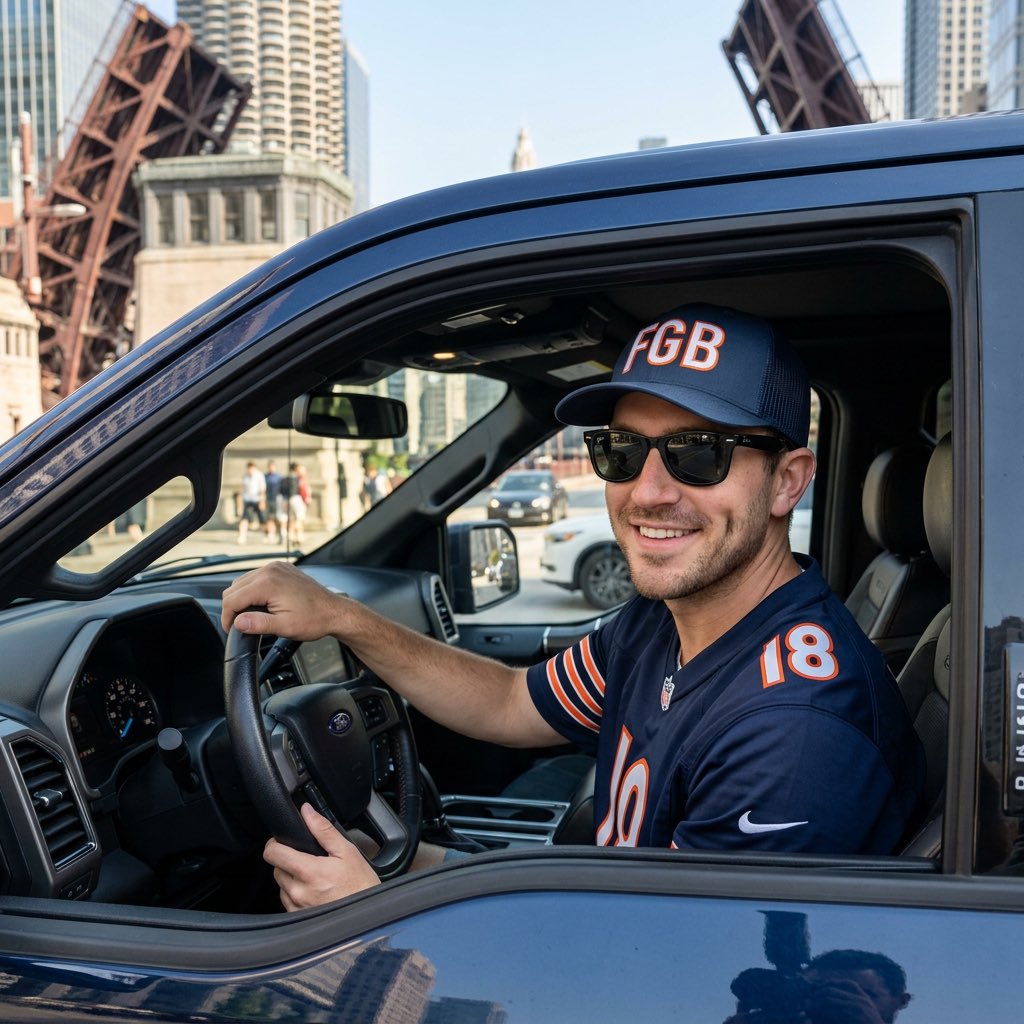 talleybrand's tweet photo. Some Bears fans will wear it a couple times a season. Others won’t take it off. Now in trucker style and in navy/white or all navy. 

Show who you love and who you hate. At the same time. 
Rivalries die hard. This one is as alive as they get. 

#FGB  Always. https://t.co/OOGvuarqYz