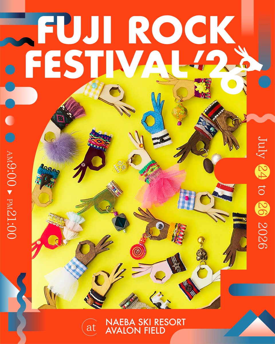 etsukomiura_'s tweet photo. #fujirockfestival2026 出店します🔥
今年もありがたいことです🙏

夏フェスで昼間は必須のサングラスですが、夜はかさばるしちょいと邪魔…！
楽しく目立ってサングラスひっかけちゃおう🕶️👌

オーサムは　#モノがたりマーケット 一味 とアヴァロンにおります♨️
毎年恒例のお役立ちな各社商品ご紹介 https://t.co/fFziBrkTVe