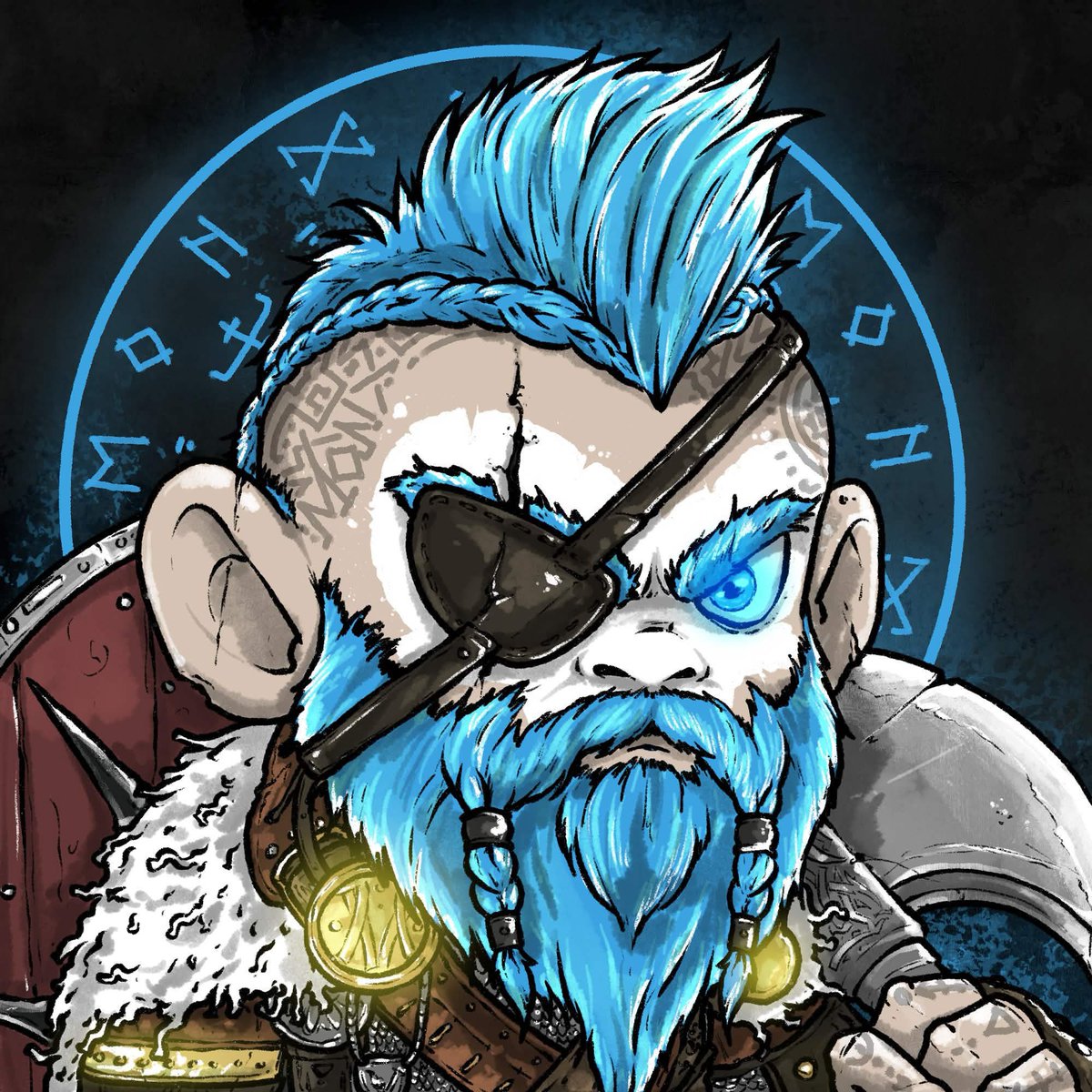 monxofficialx's tweet photo. custom 1/1 #6: ragnarmonx

valhalla doesn’t ask for an invitation. it recognizes its own. https://t.co/PvhJ8MKI7c