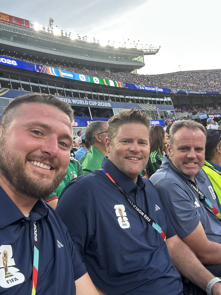 Twillhog75's tweet photo. Hosting 6 games of the World Cup was an amazing experience.  Since all of our games were at night, the pitch never got to truly shine in the sunlight. Big thanks to my staff for their efforts to make it better for every match! World Cup 2026 was a blast! https://t.co/H8RbV1glkd