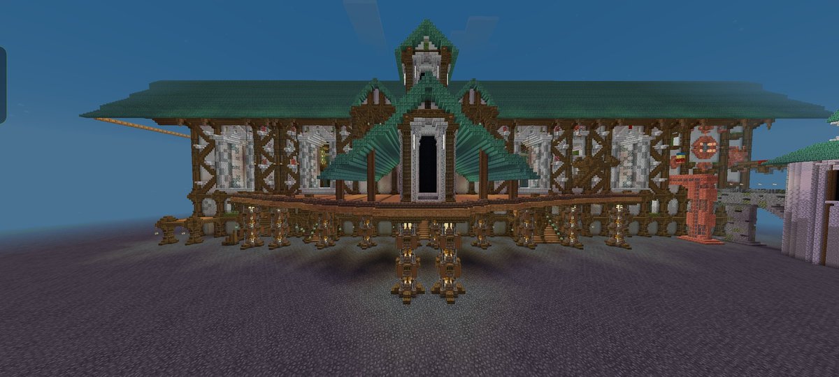 3Yeat3's tweet photo. I need some ideas for my house's roof. 🏠
What would you change or improve? I'd love to hear your suggestions on the design, shape, materials, or any details that could make the roof look even better. All feedback is appreciated!
#Minecraft
#BuildIdeas
#MinecraftBuilder https://t.co/JS7GZeuito