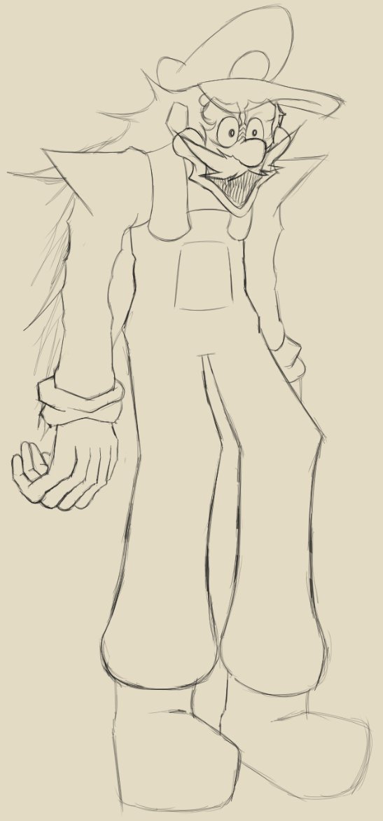 Mandom70's tweet photo. Full body
#horrorbrew #marioexe https://t.co/DvUs305QmW