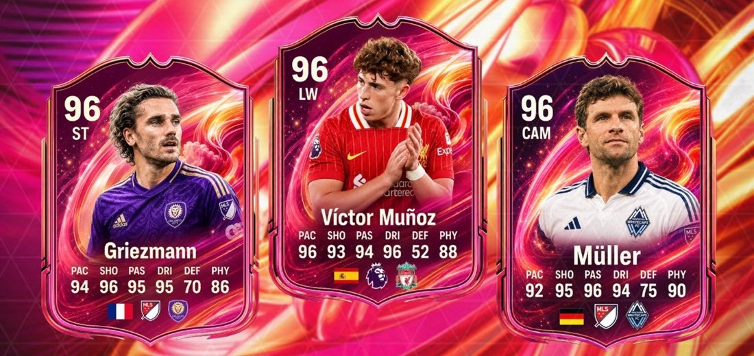 FutSheriff's tweet photo. 🚨Token Store players coming soon!

• 🇫🇷 Griezmann
• 🇪🇸 Munoz
• 🇩🇪 Muller

SBC/OBJ very soon 👀🌟 https://t.co/mraE41uFKw