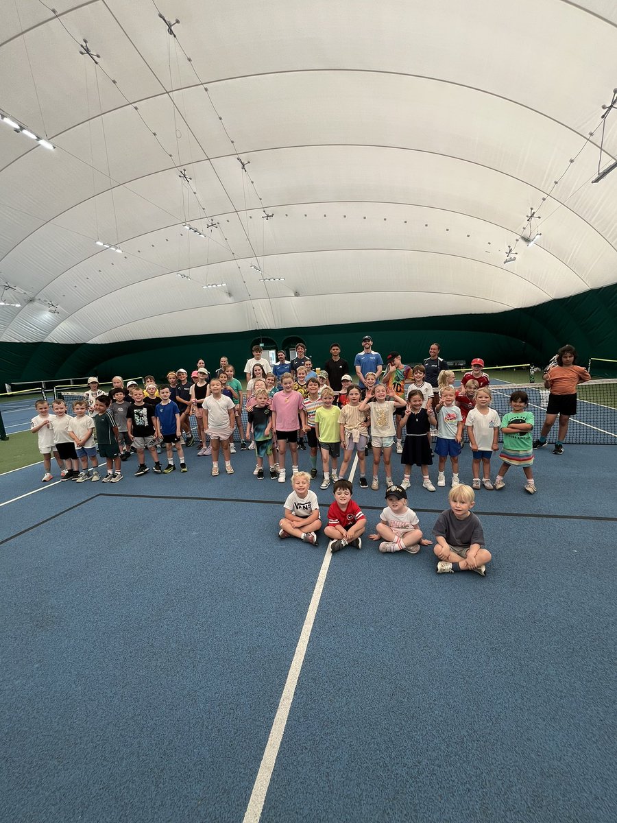 BridgendTennis's tweet photo. 🎾Day 1 of Summer Camps

👩🏾‍🤝‍👩🏼47 children

🔵4 U5’s
🔴19 U8’s
🟠15 U10’s
🟢9 U12’s

🏃‍♀️Building the FUNdamentals

🎾Growing the GAME

ℹ️We have limited spaces available on our remaining camps:

https://t.co/TbpAszdp28

#CommunityClub #awardwinning #tenniscoaching #summerholiday https://t.co/Snhgq2hQDb