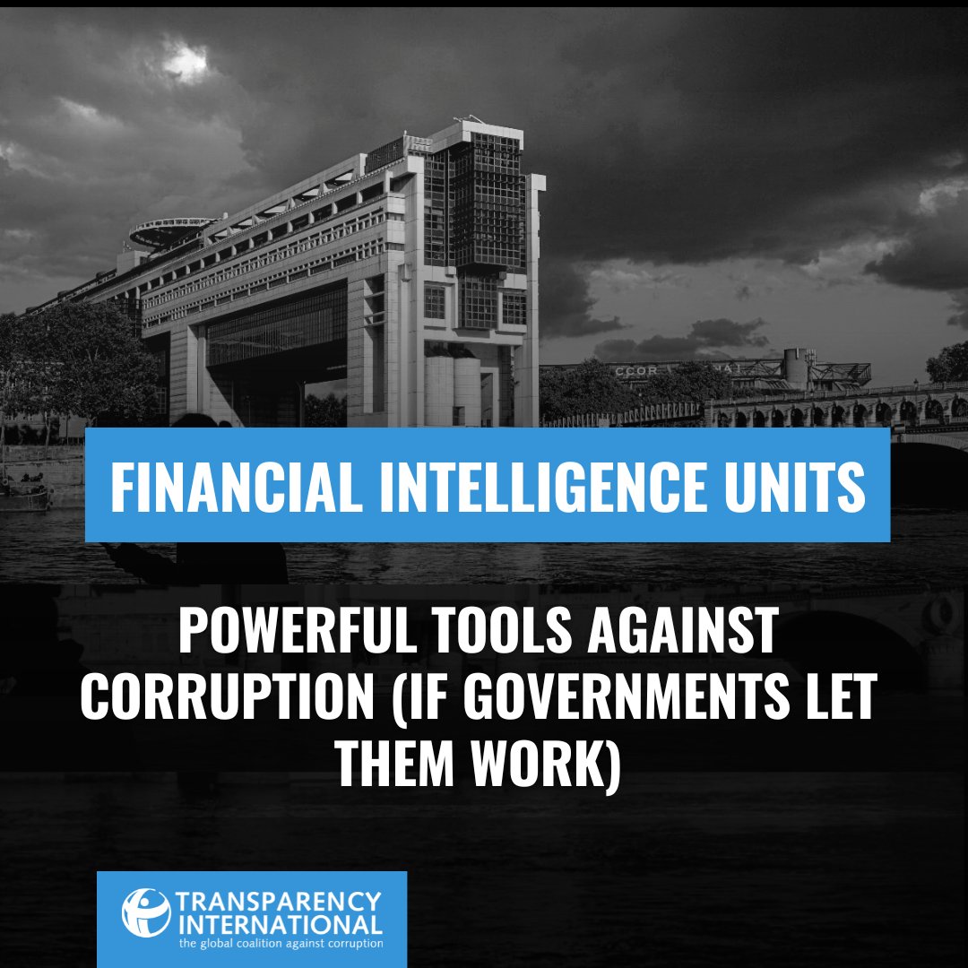 anticorruption's tweet photo. Financial intelligence units can expose corruption and recover stolen assets – if governments let them.

Our research across 20 countries finds most lack the data, powers or independence to do the job. The fix isn't complicated https://t.co/kE6RJTEIsP https://t.co/T8bDKOi6Lb