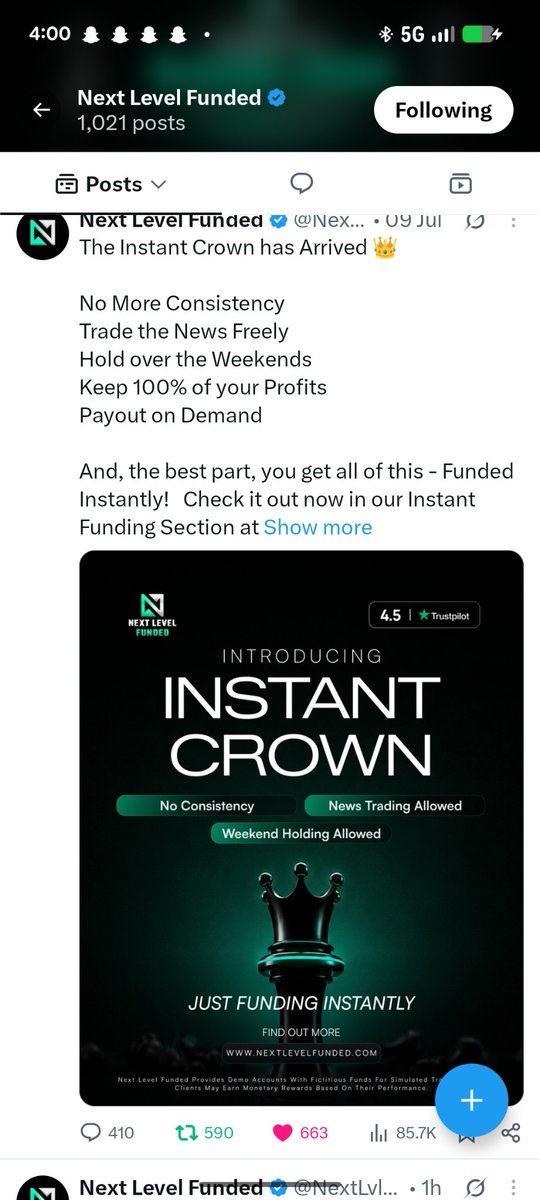 Muhamma30383253's tweet photo. @Crtlord1 @NextLvlFunded @SpencerNLF @HabibAhmard @mohd_taheer01 @NuhuAliyuGimba1 @Isabelloisa1 @CHIROMAFX @Crtlord1 @NextLvlFunded @SpencerNLF https://t.co/9MNbh4UC04