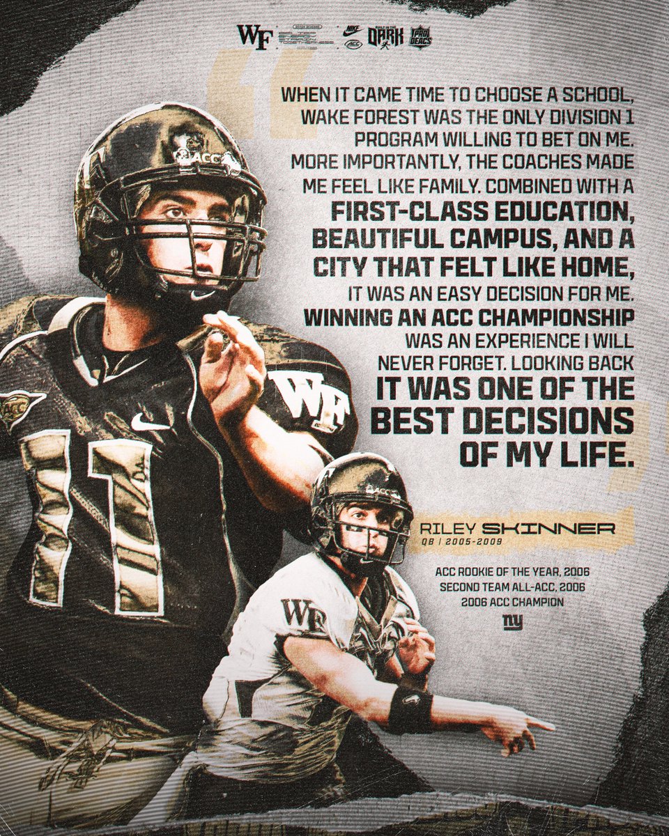 WakeFB's tweet photo. An experience you won't forget 🎩

@Riley_Skinner  | #DeaconDifference | #BuiltInTheDark https://t.co/NfuORTuSqn