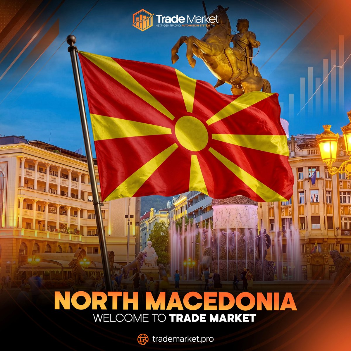 TradeMarket_Pro's tweet photo. Welcome, North Macedonia 🇲🇰

Trade Market is proud to welcome North Macedonia to our expanding global community.

Welcome to Trade Market—where growth begins with knowledge and opportunity.

🌍 Start your journey today:
https://t.co/PxAMr8lHX7

#TradeMarket #NorthMacedonia https://t.co/nmrMAusPM6