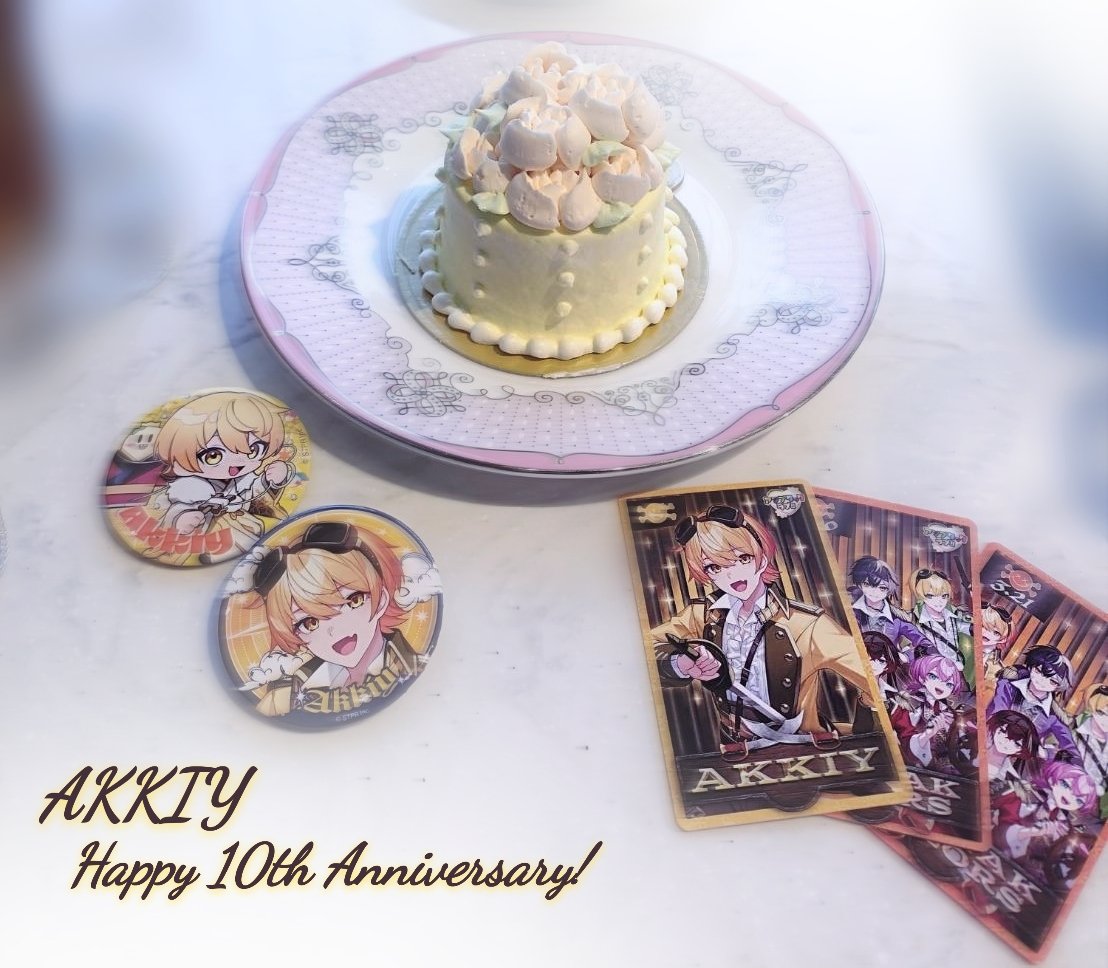 th_0804_stpr_'s tweet photo. AKKIY　HAPPY10th Anniversary!!
10年間活動を続けてくれてありがとう
これからもずっと応援しています(ᐡ.  ̫ .ᐡ )っ💛
❥#からつけあっきぃ10あにーばーさりー
❥#からあげあっきぃ見ろ https://t.co/QibkKKDqHo