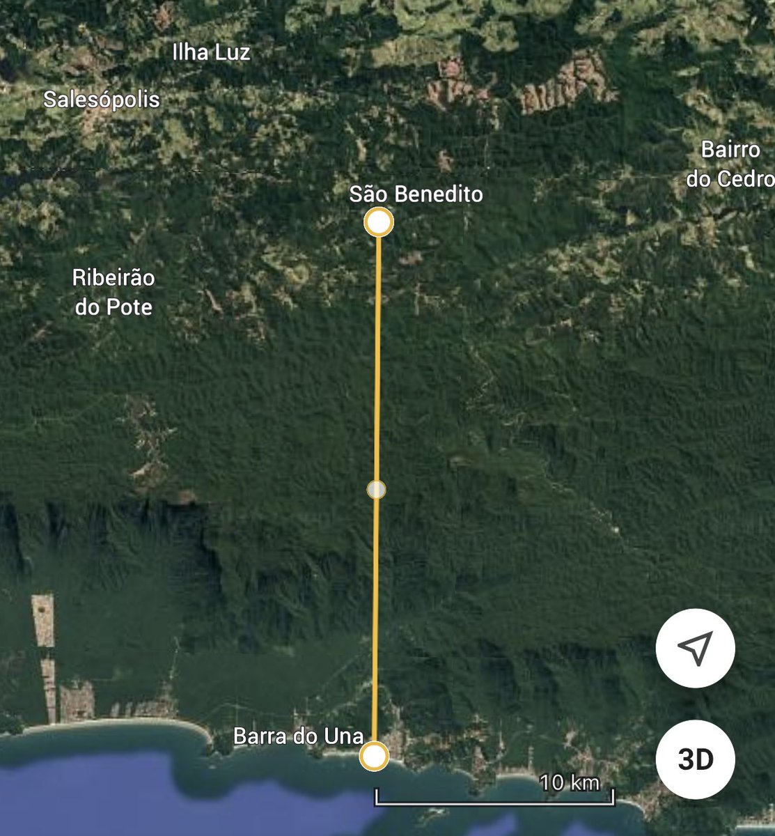 theiaincameron's tweet photo. By popular request…

The Tietê River in Brazil is one of the country's most unusual waterways. It rises in the Serra do Mar mountains, just 22 km (14 miles) from the Atlantic Ocean. You might expect it to flow directly to the sea. But it doesn't.

In fact, not even close.

1/n https://t.co/8RLr4Iywr8