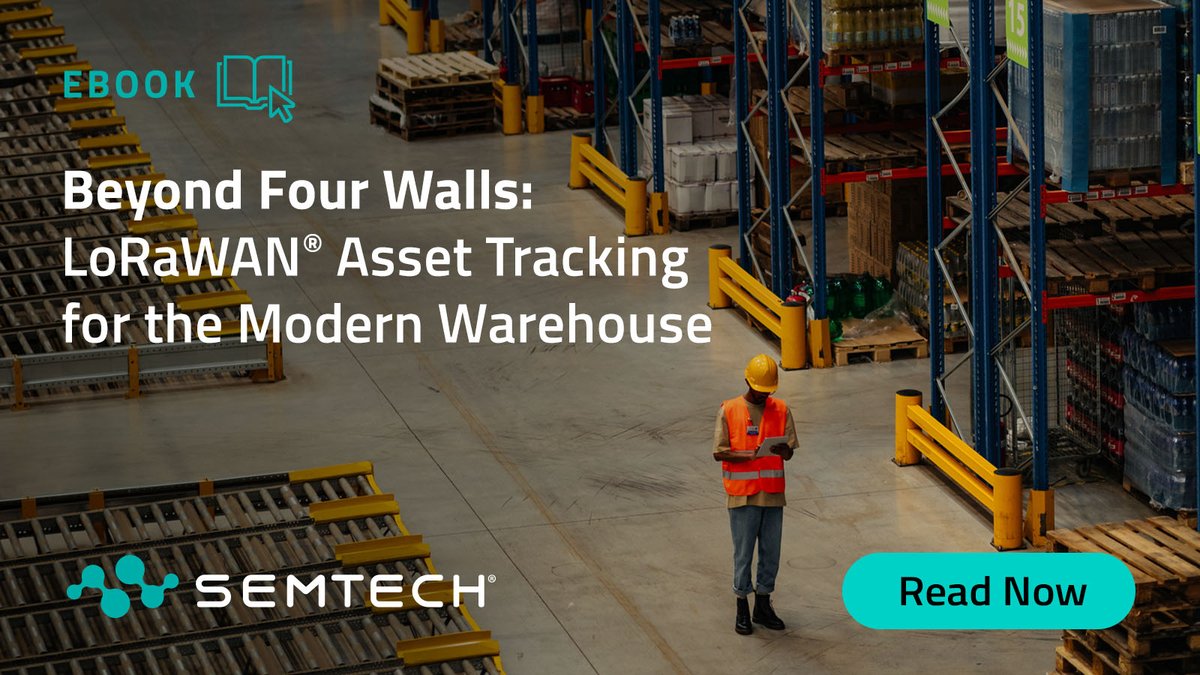 SemtechCorp's tweet photo. The modern warehouse is no longer defined by its walls. Our new eBook makes the business case for LoRaWAN asset tracking: deep indoor coverage, 5-10 year battery life, no per-device fees, and ROI in 12-18 months.
📥 https://t.co/9PjXJc6ho4
#Semtech #LoRa #LoRaWAN #SmartWarehouse https://t.co/Ug3H02qnPv