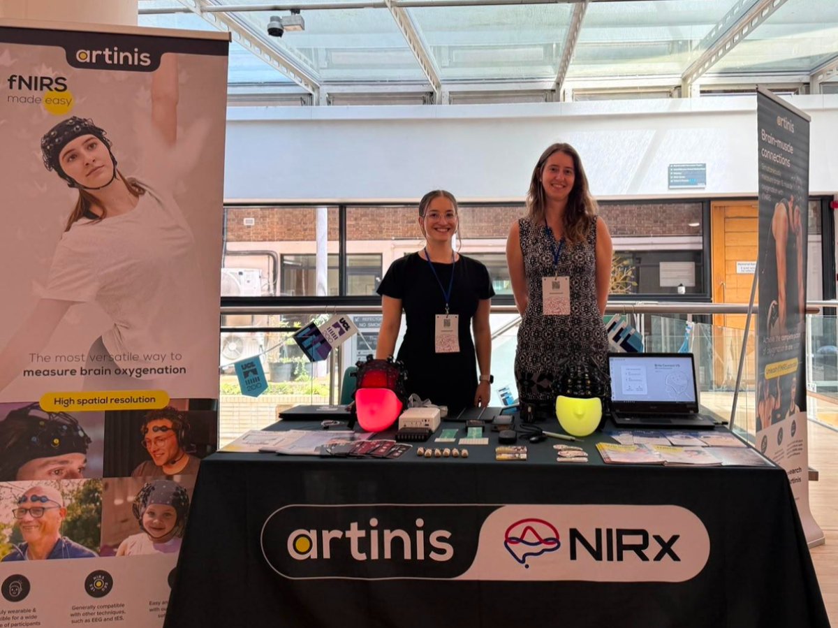 Artinis_MS's tweet photo. What a great few days at the International Society for Exercise Neuroscience #ISENS Conference &amp; Workshop! A big thank you to all the bright-minded participants for the inspiring discussions and shared enthusiasm for advancing exercise neuroscience and wearable neuroimaging. https://t.co/OAPeoeEfQ8
