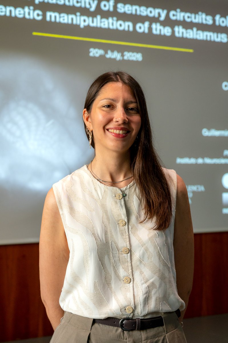NeuroAlc's tweet photo. 🎉 Enhorabuena a la recién nombrada hoy Dra. Chrysoula Giasafaki por su defensa de #TesisIN y felicitaciones a su directora de tesis, la Dra. Guillermina López-Bendito @GuilleLBendito  @GLB_Lab 🎉 
@doctorado_umh @UniversidadMH @CSIC @CSICval https://t.co/0p21Q0hZN7