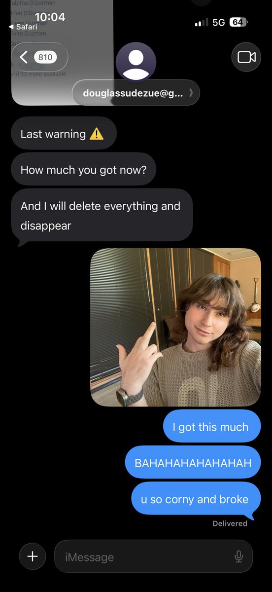 Ad0n1st1c's tweet photo. Sumone rlly tryna threaten to release my nudes… girl I rlly dgaf https://t.co/W4z2ERGqNI
