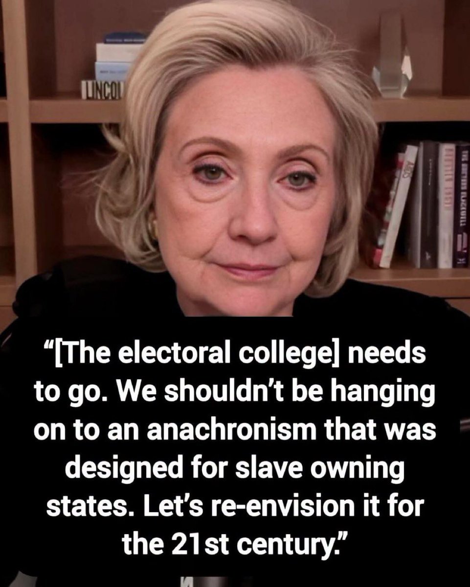 RogerBernards's tweet photo. This old hag is doing the bidding of Satan!!   If she is against it, you can bet the Founding Fathers hit a home run with the electoral college!!  And yes, they did!!
🇺🇸🇺🇸🇺🇸🇺🇸🇺🇸🇺🇸🇺🇸🇺🇸🇺🇸🇺🇸🇺🇸🇺🇸🇺🇸🇺🇸🇺🇸🇺🇸🇺🇸 https://t.co/lpnRqLWKby
