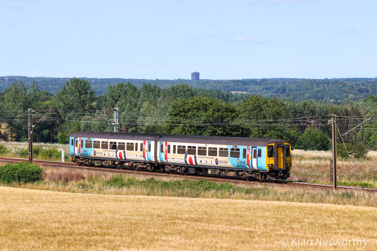 railworkNE's tweet photo. @northernassist 156480 has began its final journey as RAF100, a true favourite of mine and many enthusiasts across the north east. 

Farewell RAF100 🫡 https://t.co/d7Ra5F4MQw