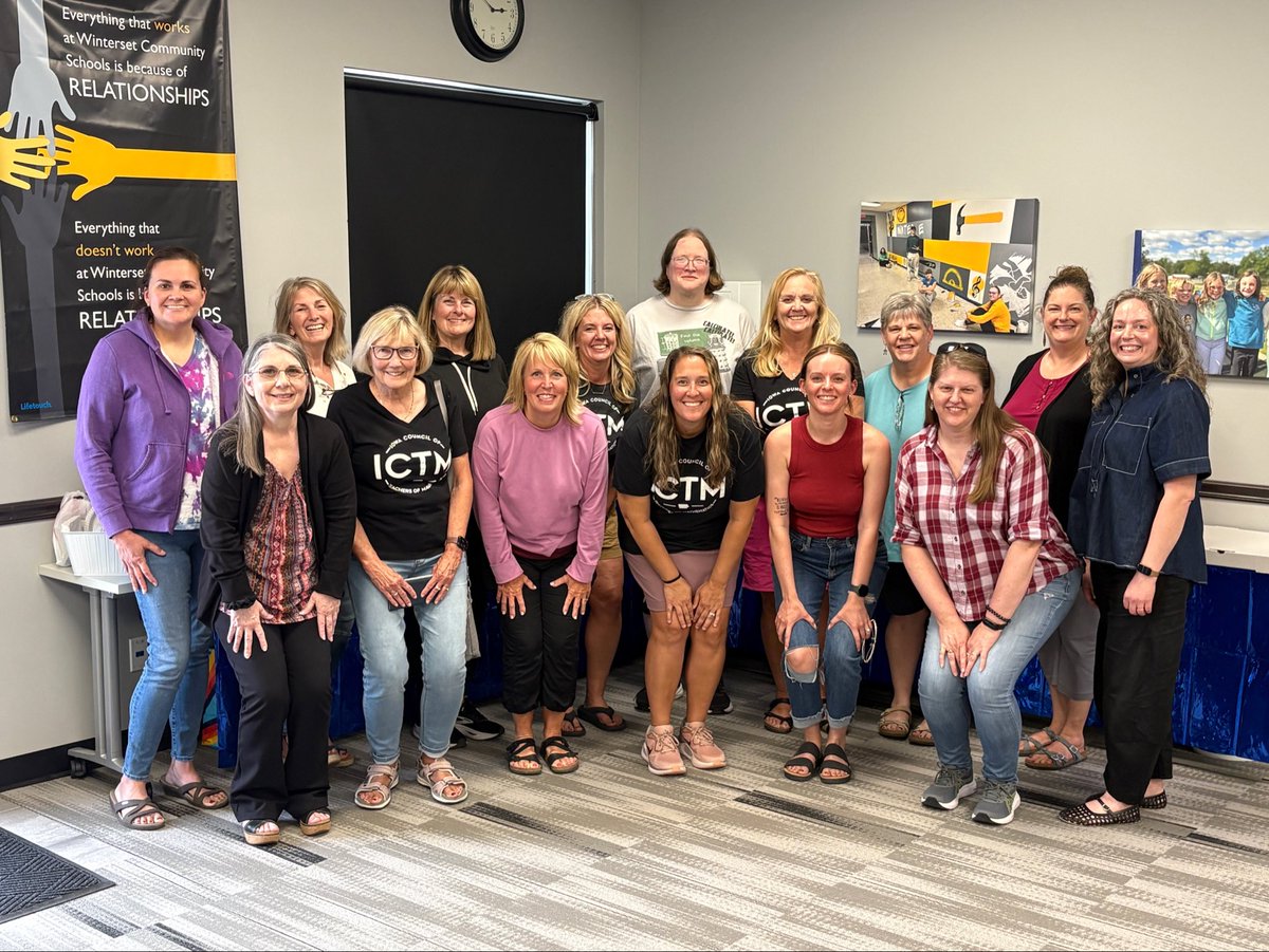 IowaMathTeach's tweet photo. Meet the ICTM Executive Board! Weโre proud to serve Iowaโs mathematics educators and support high-quality math teaching across the state.
Join us at https://t.co/xDLkpQKtb0
#IowaMathTeach #IowaMath #IowaMathStandards #MTBoS https://t.co/5rIIIOUeg5