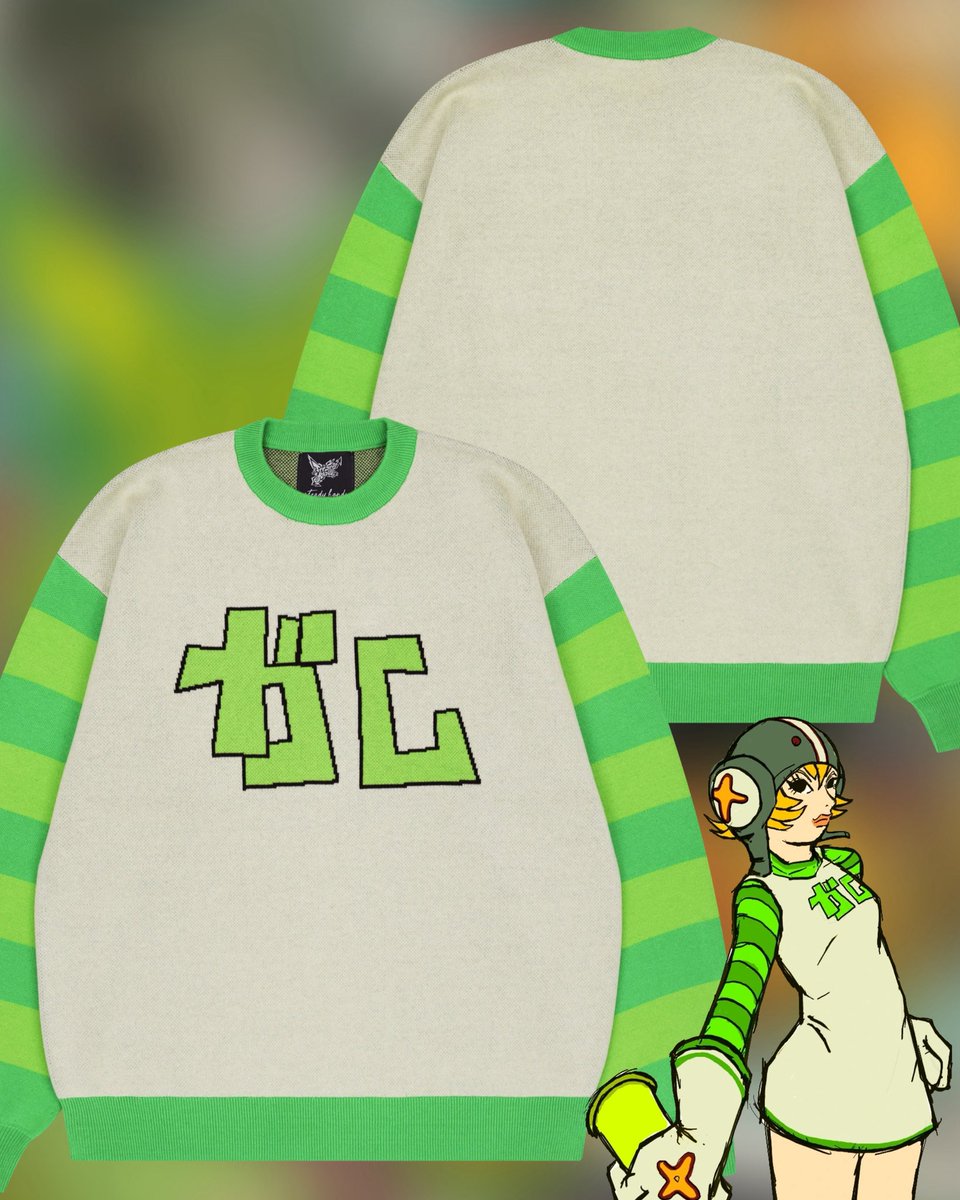 HandsSteady's tweet photo. Jet Set Radio - Gum Sweater

available Friday July 24th at 5pm EST!

Text JSR to 49469 for early access on the drop and updates on future collections!

Available Globally (Excluding Asia)!
©SEGA

#jetsetradio https://t.co/h2lMGrfHUp